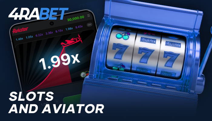 Popular Slot Machines and Aviator Game at 4Rabet