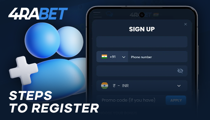 How to Create an Account on the 4Rabet App